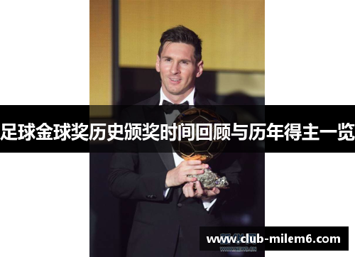 足球金球奖历史颁奖时间回顾与历年得主一览
